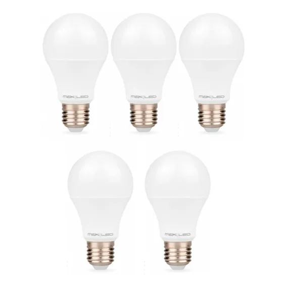 Kit 5 Lâmpadas Led Bulbo Bivolt Makled - 9w Foto 1