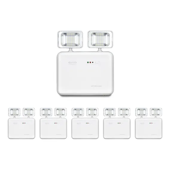 Kit 5 Luminária De Emergência 1200 Lumens 2 Faról Segurimax Foto 1