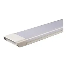 Kit 5 Luminária Led Tubular 120cm 6000k Slim Completa 60w Estrutura Branco 110v/220v (bivolt) Foto mini 3