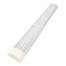 Kit 5 Luminária Led Tubular Slim 36w 40w 120cm Branco Frio Foto mini 4