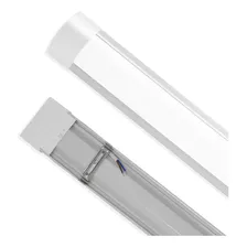 Kit 5 Luminária Linear Tubular 120cm Sobrepor 40w Led 6500k Cor Branco Foto mini  3