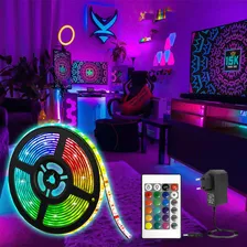 Kit 5 Luminárias Fita Led 3528 5m 12v Ip65 À Prova Dágua Rgb Decorativas Foto mini 2
