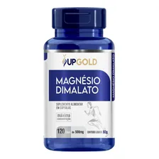 Kit 5 Magnésio Dimalato 120 Cáps 500mg Máxima Concentração Sabor Sem Sabor Foto mini  2