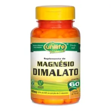 Kit 5 Magnésio Dimalato 60 Cápsulas Unilife Sabor Neutro Foto mini 2