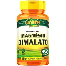 Kit 5 Magnésio Dimalato Puro 60 Cápsulas Sabor Não Aplica Foto mini  2