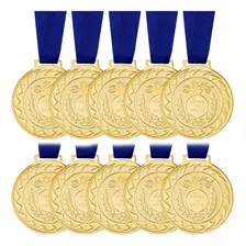 Kit 5 Medalhas Esportivas 43mm Honra Mérito Escola Futebol Foto  mini 1