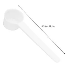 Kit 5 Medidores Plásticos Scoop 5 Gramas Graduado Cor Branco Foto mini 2