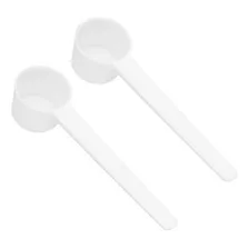 Kit 5 Medidores Plásticos Scoop 5 Gramas Graduado Cor Branco Foto mini 3