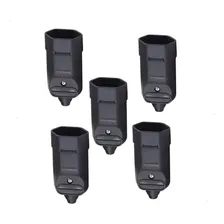 Kit 5 Mg Plug Femea 2p 20a Preto (tmd2-2) 250 Foto mini 1