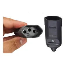 Kit 5 Mg Plug Femea 2p 20a Preto (tmd2-2) 250 Foto mini 3