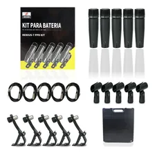 Kit 5 Microfones Arcano Renius-7 Ppd Kit Xlr Tam Reduzido Foto mini 1