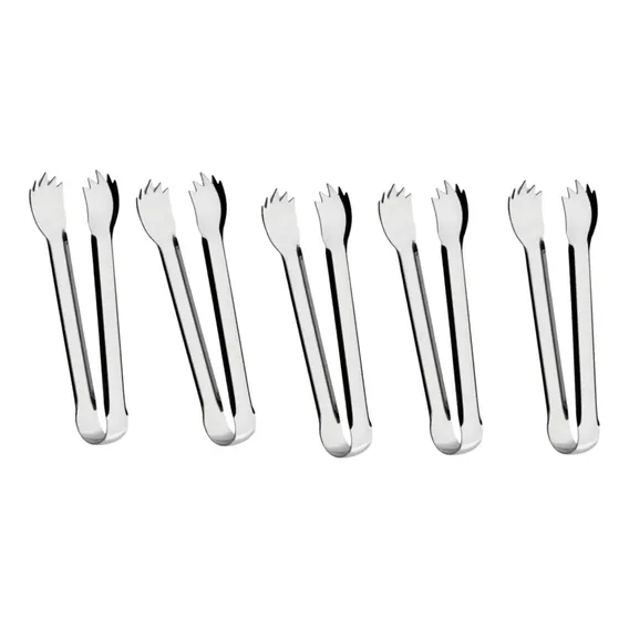 Kit 5 Mini Pegador Universal Cozinha Aço Inox 12cm Foto 1
