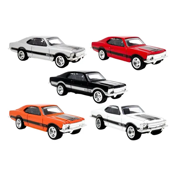 Kit 5 Miniaturas Chevrolet Opala Ss 1978 Ferro Borracha 1:64 Foto 1