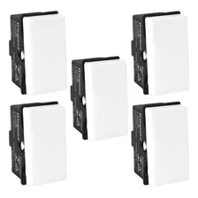 Kit 5 M贸dulo Interruptor Paralelo Pial Pop Three Way Cor Branco Foto mini 1