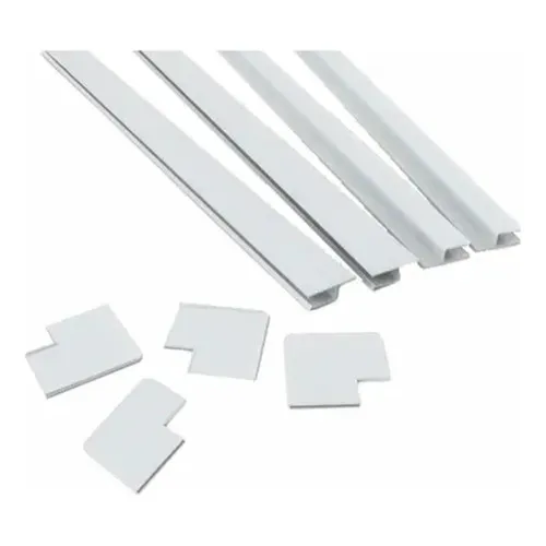 Kit 5 Moldura Alçapão Forro Pvc Branco 60x60cm Foto 1