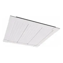 Kit 5 Moldura Alçapão Forro Pvc Branco 60x60cm Foto mini  3