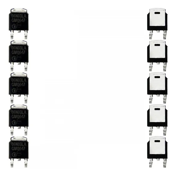 Kit 5 Mosfet 06n03la Nch 25v 50a To-252-3 Smd Ipd06n03la-g Foto 1