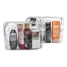 Kit 5 Necessaire Transparente Com Zíper Tam P Foto mini 1