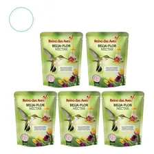 Kit 5 Nectar Para Beija Flor Refil 400g Reino Das Aves Foto  mini 1