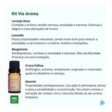 Kit 5 Óleo Essencial Via Aroma 100% Puro - Aromaterapia Foto mini  2