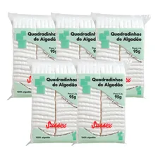 Kit 5 Pacotes Algodão Hidrófilo Quadrado 95g - Sussex Foto mini 1