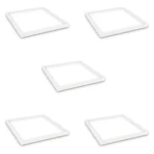 Kit 5 Painéis De Led Modular Sobrepor 45w Luz Branca Avant 110v/220v Foto mini 1