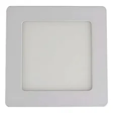 Kit 5 Paineis Led Embutir 6w Quadrado Branco Frio 6500k 110v/220v Foto mini  3