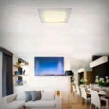 Kit 5 Paineis Led Embutir 6w Quadrado Branco Frio 6500k 110v/220v Foto mini 2