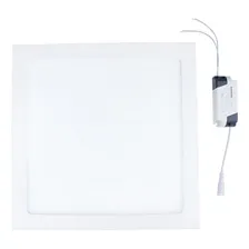 Kit 5 Painel Plafon 25w Led Quadrado Sobrepor Branco Frio Foto mini 3