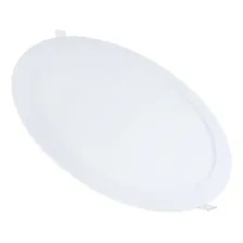 Kit 5 Painel Plafon Branco Frio 25w Led Redondo Embutir Teto Foto mini 4