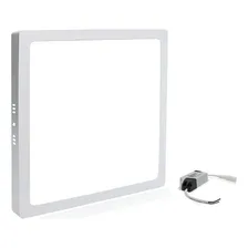 Kit 5 Painel Plafon Led 18w Quadrado Sobrepor Branco Frio Foto mini  2