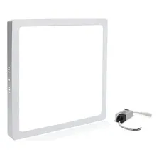 Kit 5 Painel Plafon Led 24w 25w Quadrado Sobrepor Foto mini  2
