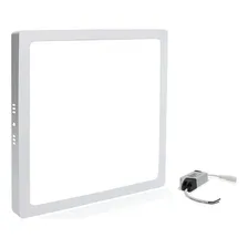 Kit 5 Painel Plafon Led 24w 25w Quadrado Sobrepor 30x30 Frio Foto mini  2
