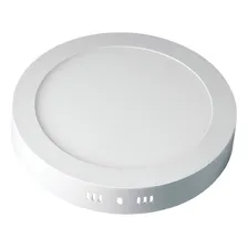 Kit 5 Painel Plafon Led 24w 25w Redondo Sobrepor Branco Frio Foto mini 4