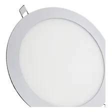 Kit 5 Painel Plafon Led 24w Redondo Embutir Branco Frio Foto mini 2