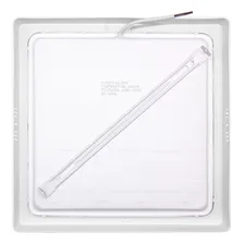 Kit 5 Painel Plafon Led 25w Sobrepor 6000k Quadrado Frio Estrutura Branco-frio 127/220V Foto mini  2