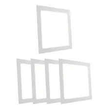 Kit 5 Painel Plafon Led Quadrado Embutir Ultra Slim 25w Cor Branco-frio Foto  mini 1