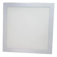 Kit 5 Painel Plafon Luminária Led 24w Frio Embutir Quadrado Foto mini 2