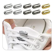 Kit 5 Pares CĂĄpsula Amarrar Cadarço TĂȘnis Masculino Feminino Cor Misto Foto mini 2