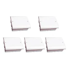 Kit 5 Pcs - Caixa Passagem Pvc Perlex Embutir 18x22x08 Foto  mini 1