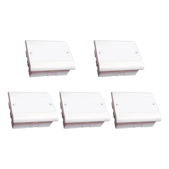 Kit 5 Pcs - Caixa Passagem Pvc Perlex Embutir 18x22x08 Foto 1