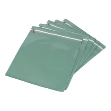 Kit 5 Pçs Saquinhos Organizadores Impermeáveis Com Zíper Cor Verde Foto mini 1