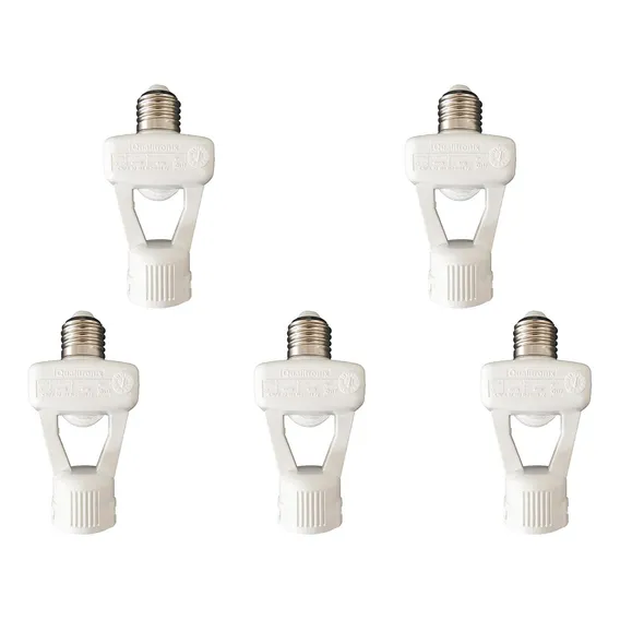 Kit 5 Pcs - Sensor Presenca Qualitronix C/soq E-27 Qa17m Foto 1