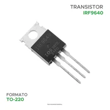 Kit 5 Pçs - Transistor Irf 9640 - Irf9640 Pnp 200v - Mosfet Foto mini 2