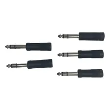 Kit 5 Peças Adaptador Plug P10 Stereo X Jack J10 Stereo Foto mini  2