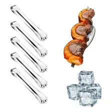 Kit 5 Pegadores Inox Multiuso Carnes Frios Gelo Rodizio Foto mini 4