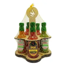 Kit 5 Pimenta Molho 60ml Na Caixinha De Madeira Fogo Mineiro Foto  mini 1