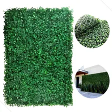 Kit 5 Placas De Grama Artificial 60x40 Parede Buchinho Verde Foto mini 3