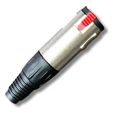 Kit 5 Plug P10 Fêmea Estéreo Jack J10 Foto mini 2