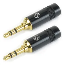 Kit 5 Plug Para Fone P2 Stereo Estereo Santo Angelo P2 Preto Foto mini 2